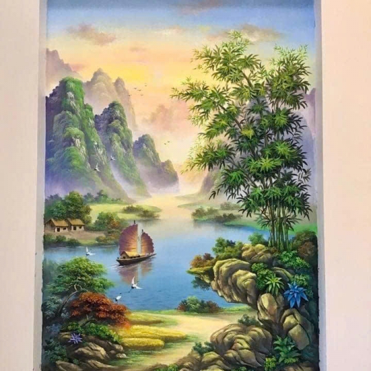 Tranh Phù Điêu Sơn Thủy