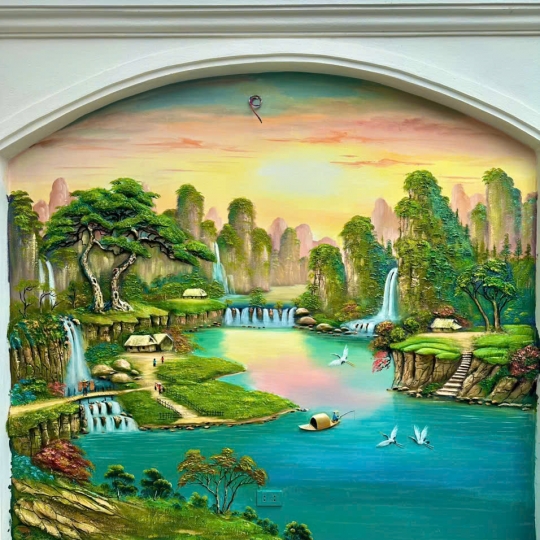 Tranh Phù Điêu Sơn Thủy