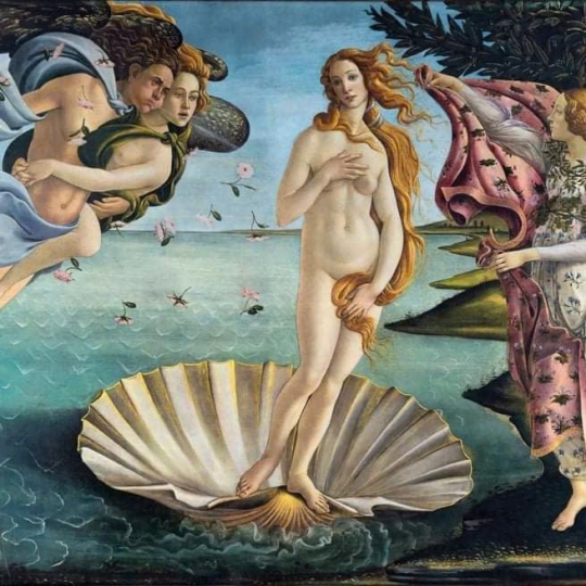Tranh Sơn Dầu Birth Of Venus (Sự Ra Đời Của Thần Vệ Nữ)