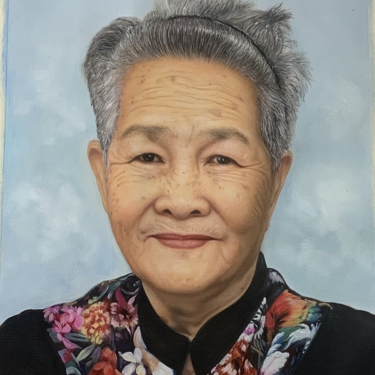 Tranh Sơn Dầu Chân Dung Đẹp 