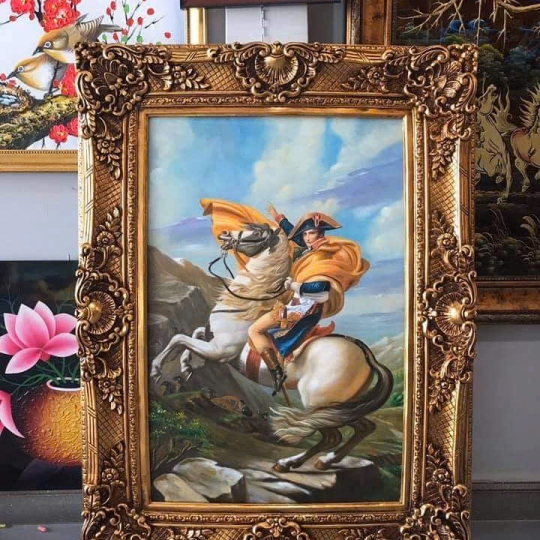 Tranh Sơn Dầu Napoleon vượt dãy AnPơ