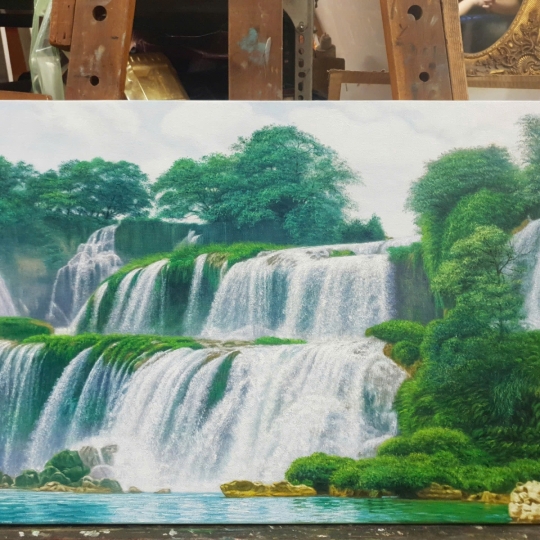 Tranh Sơn Dầu Sơn Thủy