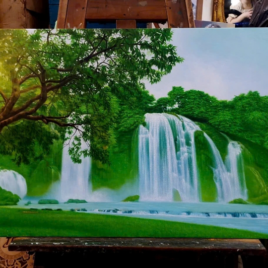 Tranh Sơn Dầu Sơn Thủy