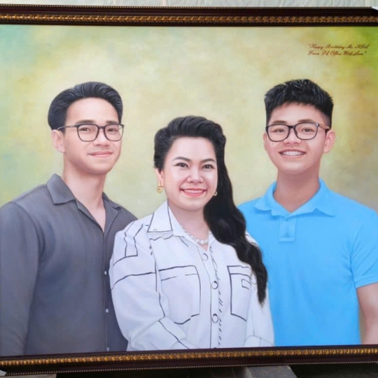 Tranh Sơn Dầu Vẽ Chân Dung