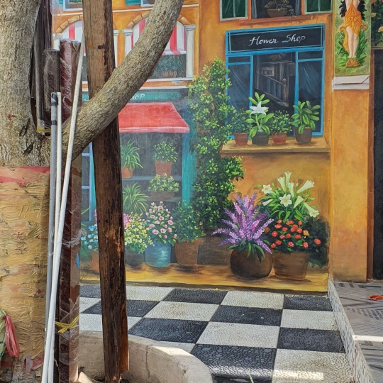 Tranh Tường 3D Trang Trí Quán Cafe
