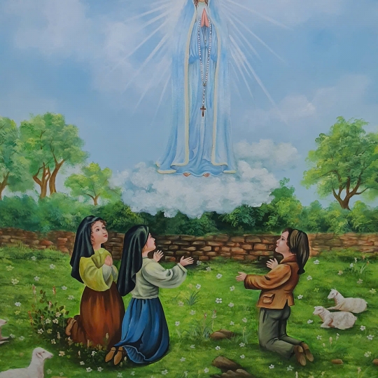 Tranh Tường Đức Mẹ Fatima