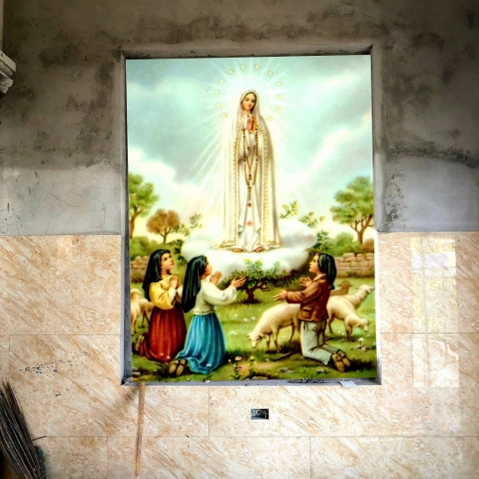 Tranh Tường Đức Mẹ Fatima