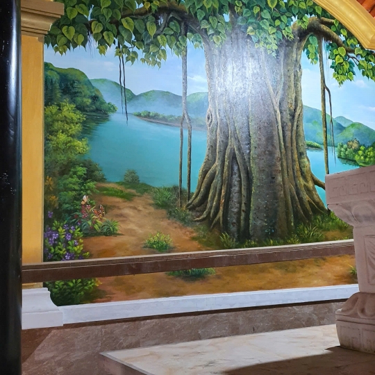 Tranh Vẽ Cây Bồ Đề