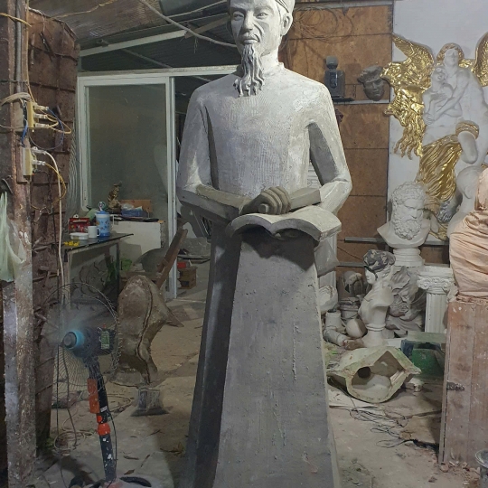 Tượng Xi Măng Danh Nhân Nguyễn Bỉnh Khiêm 