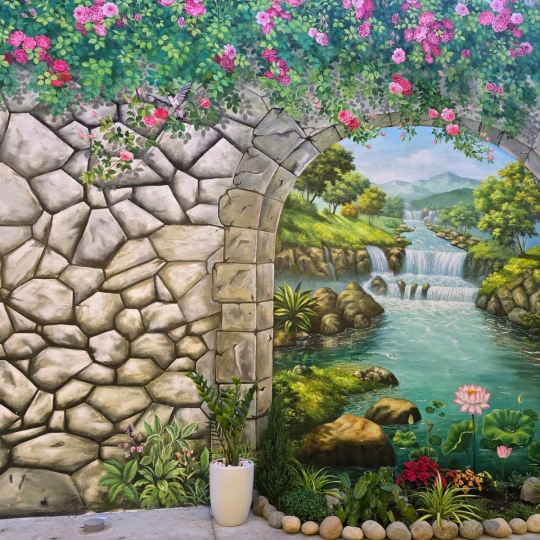 Vẽ Tranh Tường Trang Trí Quán Cafe