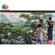 Dòng tranh tùng hạt xi măng tinh xảo đến từng đường nét