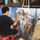 Khai giảng lớp dạy vẽ tranh nâng cao chuyên nghiệp