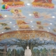 Vẽ tranh tường phật giáo trên tường mang đến sự bình an 