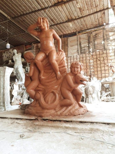 tượng trang trí bằng xi măng