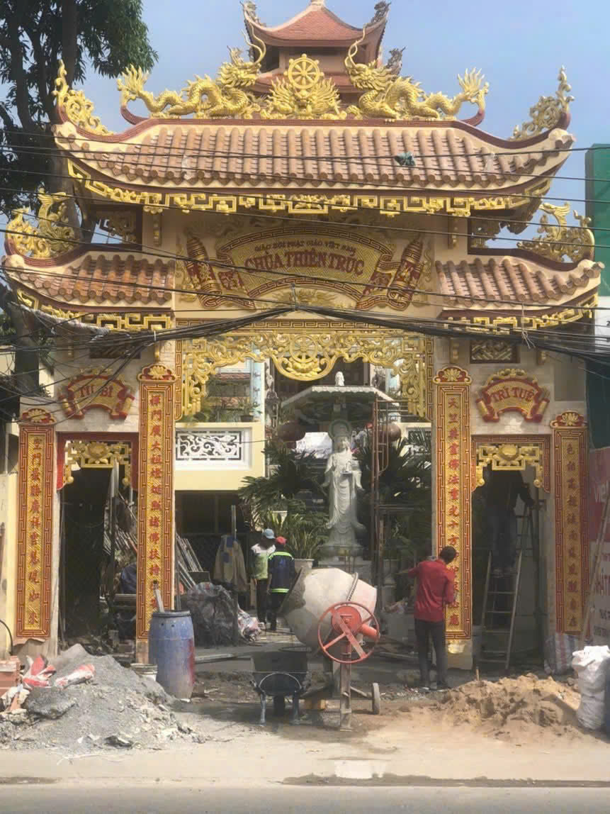 điêu khắc hoa văn đình chùa