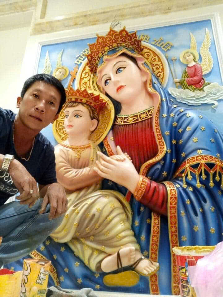 điêu khắc tượng xi măng