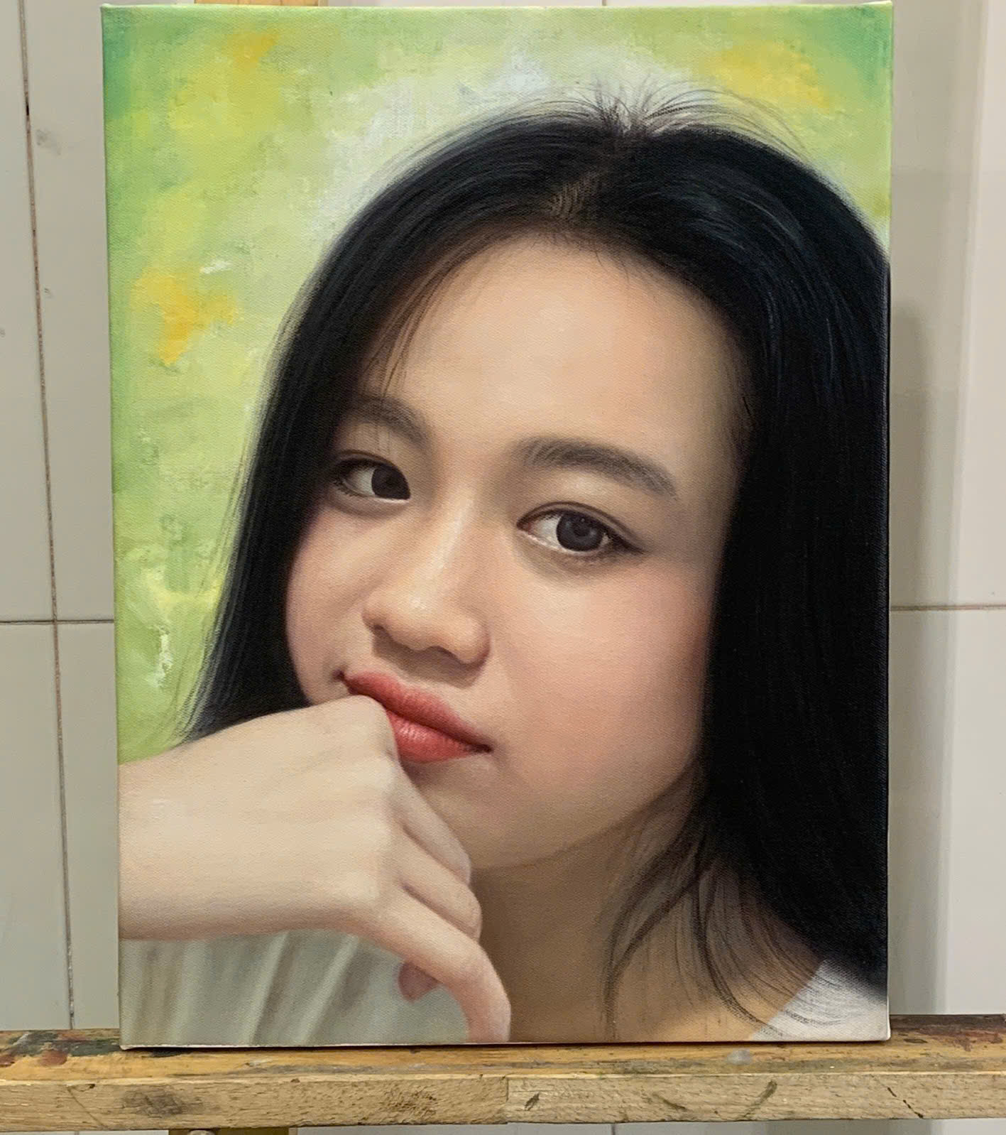 tranh sơn dầu chân dung