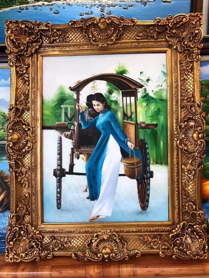 tranh sơn dầu chân dung