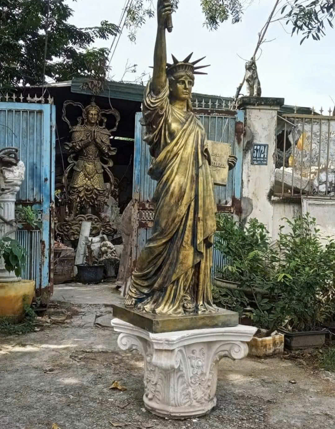 tượng sân vườn xi măng