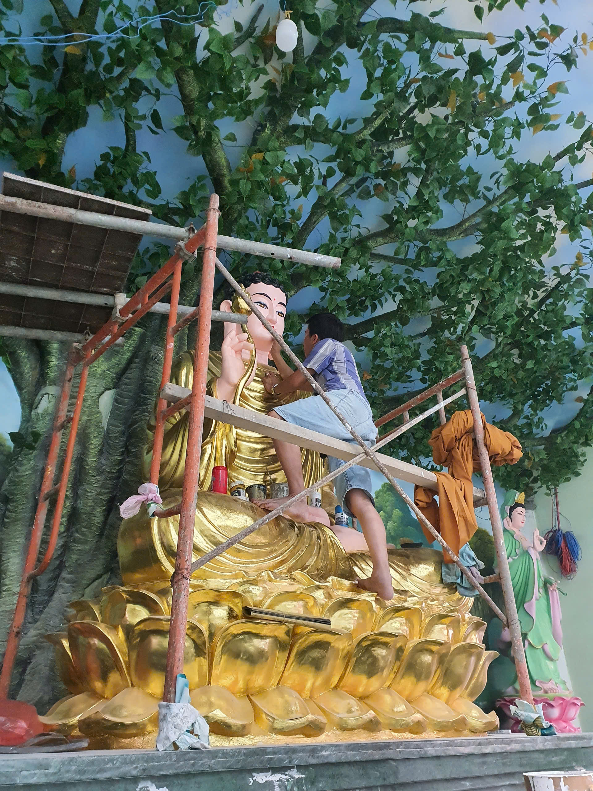 tượng xi măng