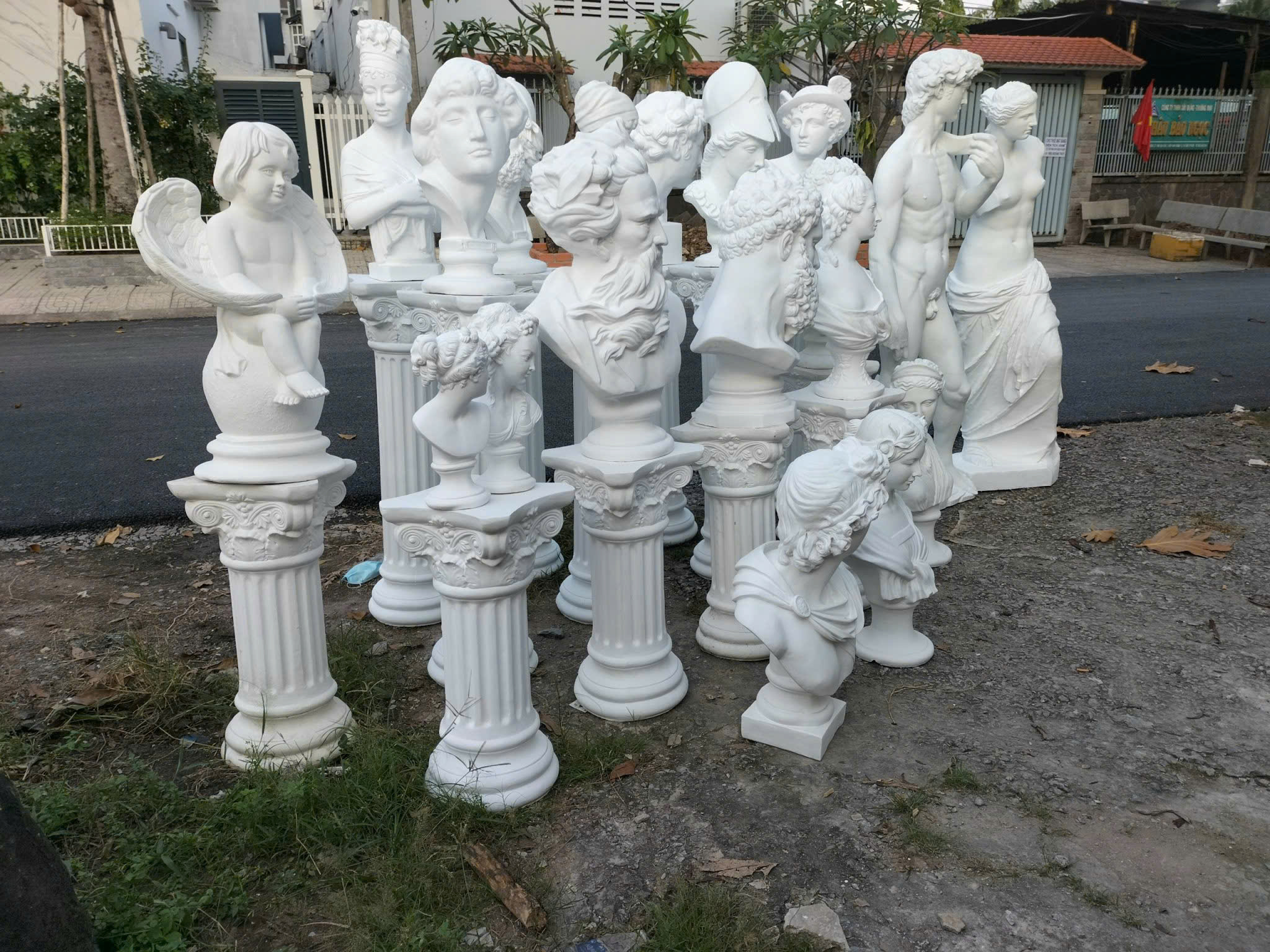 tượng xi măng