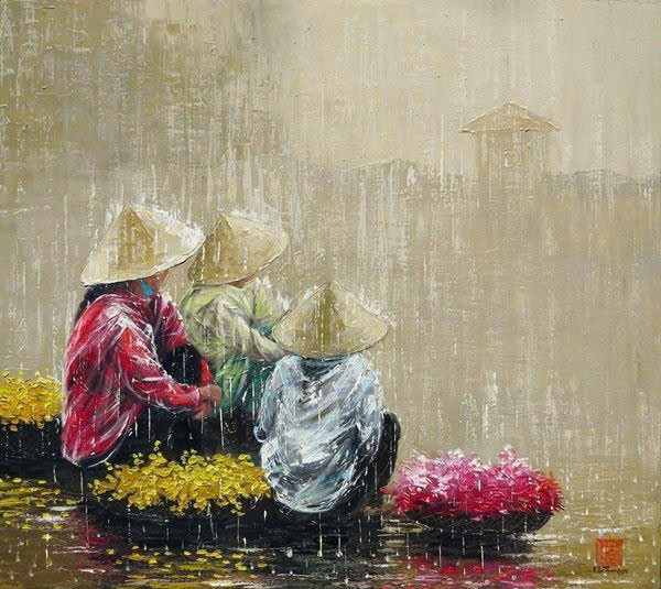 tranh sơn dầu