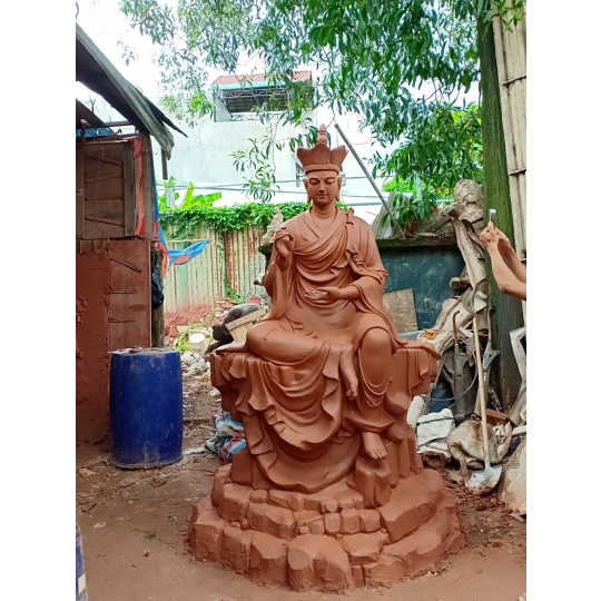 Tượng Địa Tạng Vương Bồ Tát đắp tay theo yêu cầu