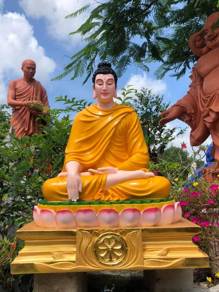Điêu khắc tượng Phật xi măng theo yêu cầu