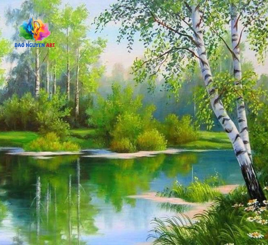 Tranh sơn dầu phong cảnh thiên nhiên
