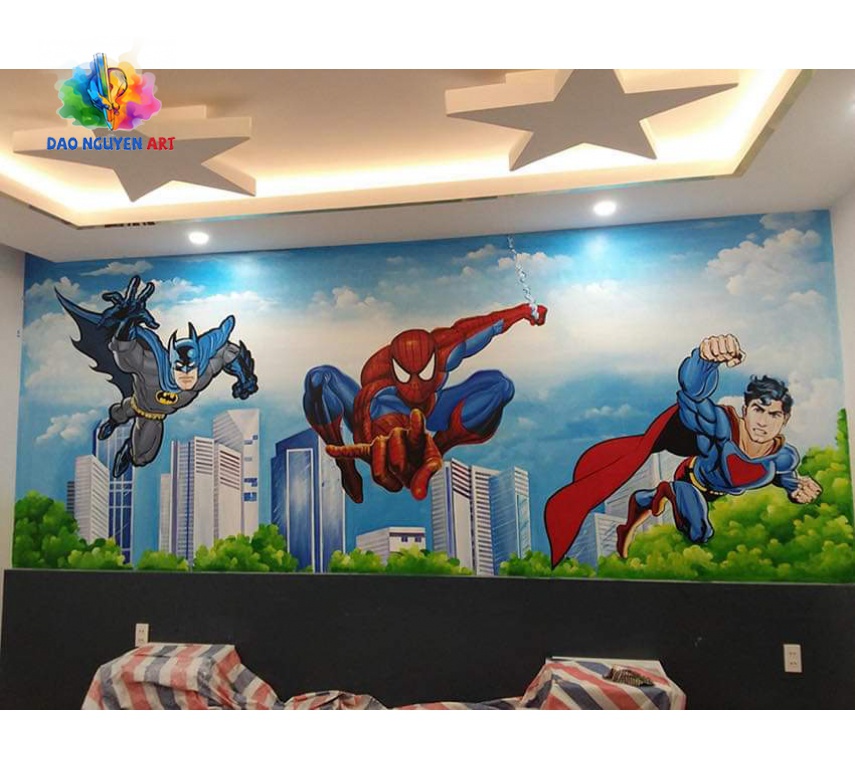 Hướng dẫn vẽ tranh tường phòng bé theo độ tuổi