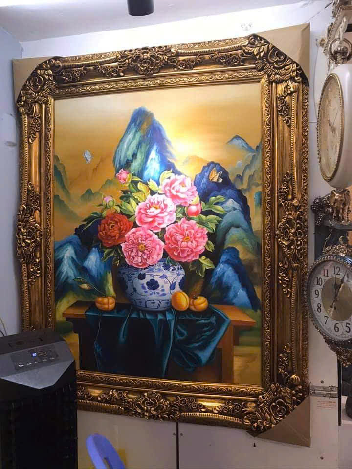 So sánh tranh sơn dầu và các chất liệu khác