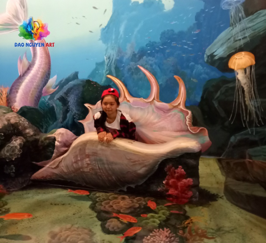 Trào lưu vẽ tranh tường 3D trang trí không gian hiện nay