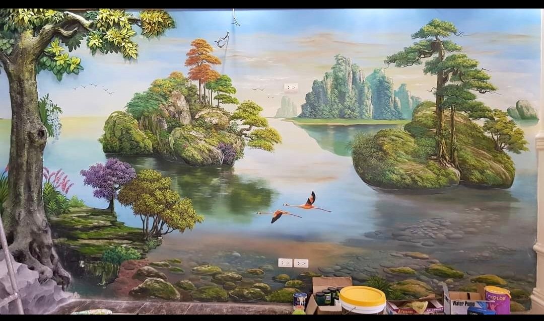 Vì sao nên dùng tranh phù điêu phong cảnh thiên nhiên để trang trí?